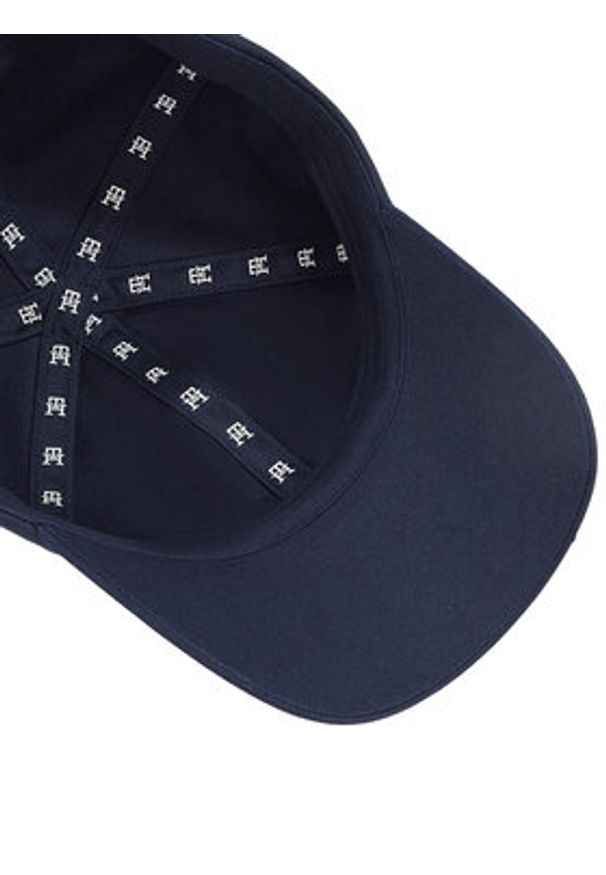 TOMMY HILFIGER - Tommy Hilfiger Czapka z daszkiem Elevated Chic Soft Cap AW0AW17138 Niebieski. Kolor: niebieski. Materiał: bawełna, materiał
