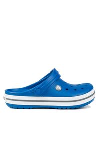 Sandały klapki chłopiece Crocs CROCBAND CLOG. Kolor: biały, szary, niebieski, wielokolorowy