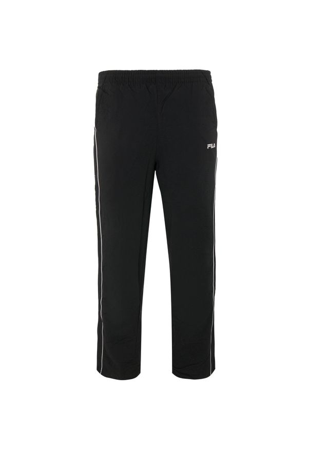Spodnie Fila Cupula dla Mężczyzn - Sportowe i Wygodne. Kolor: czarny. Materiał: poliester