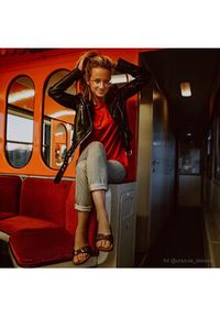 Birkenstock Klapki Madrid Big Buckle 1006525 Brązowy. Kolor: brązowy. Materiał: nubuk, skóra #10