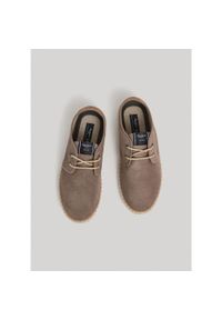 Buty Pepe Jeans Tourist Classic, Mężczyźni. Kolor: beżowy. Materiał: zamsz, materiał