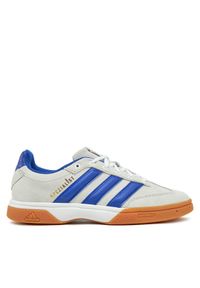 Adidas - adidas Buty halowe Spezialist JS0240 Szary. Kolor: szary. Materiał: skóra, zamsz