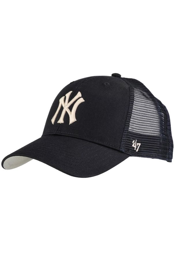47 Brand - Czapka z daszkiem dla dorosłych MLB New York Yankees Branson Cap. Kolor: niebieski. Materiał: poliester, bawełna