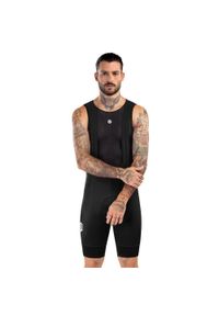 SIROKO - Męskie spodenki rowerowe z szelkami Kolarstwo Siroko BX Resistance. Kolor: czarny. Materiał: nylon. Sport: kolarstwo