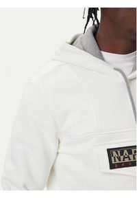 Napapijri Bluza Burgee Wint 4 NP0A892T Beżowy Regular Fit. Kolor: beżowy. Materiał: bawełna #3