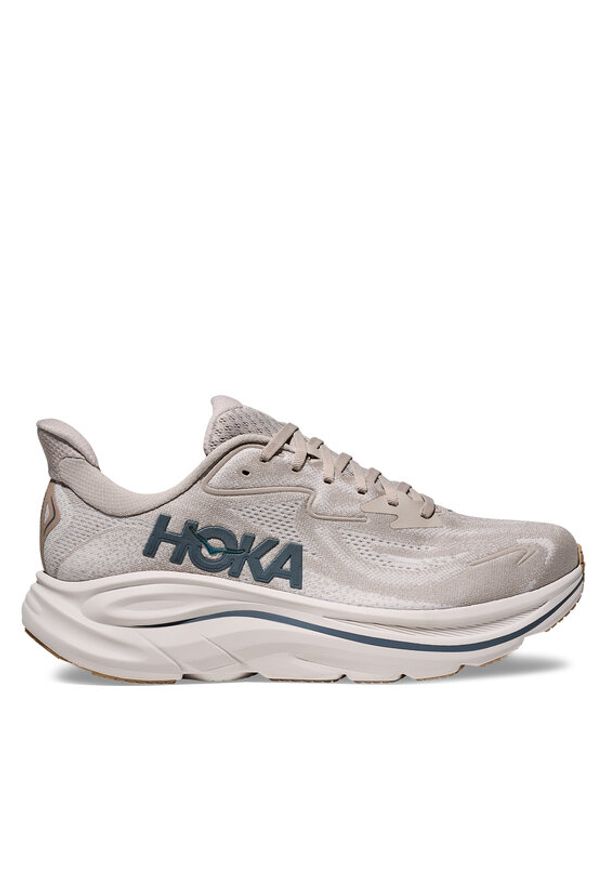 HOKA - Hoka Buty do biegania Clifton 10 1162030 Beżowy. Kolor: beżowy. Materiał: materiał