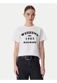 Weekend Max Mara T-Shirt Tenue 2615971051 Biały Regular Fit. Kolor: biały. Materiał: bawełna #1