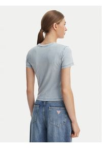 Guess Jeans T-Shirt W6GIA6 KCTL1 Niebieski Slim Fit. Kolor: niebieski. Materiał: bawełna #2