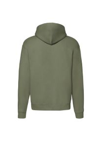 FRUIT OF THE LOOM - Bluza Męska Premium Z Pełnym Zamkiem Błyskawicznym. Kolor: zielony