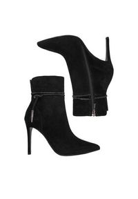 Eva Minge Botki EO-EVA-H1092-1 Czarny. Kolor: czarny. Materiał: zamsz, skóra #3