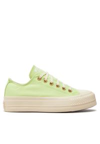 Trampki Converse. Kolor: zielony. Obcas: na platformie #1