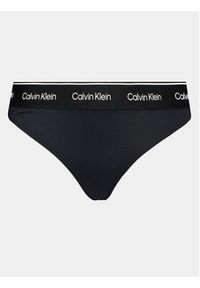 Calvin Klein Swimwear Dół od bikini KW0KW02428 Czarny. Kolor: czarny. Materiał: syntetyk