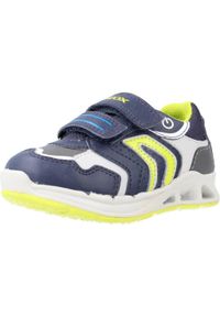 Geox - Buty GEOX B DAKIN BOY A Niebieski. Kolor: niebieski. Materiał: syntetyk, tkanina. Sport: turystyka piesza