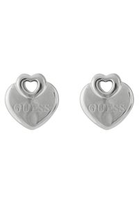 Guess Kolczyki JUBE05 218JW Srebrny. Materiał: metalowe. Kolor: srebrny #1