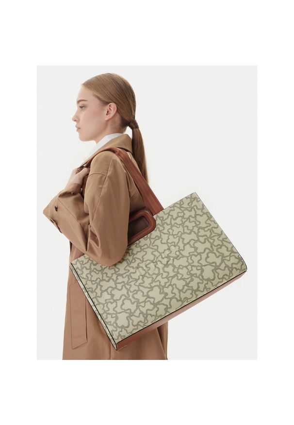 Tous - Torebka TOUS. Kolor: beżowy