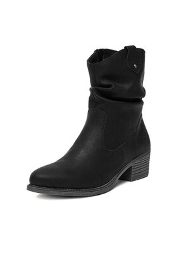 Rieker Kowbojki CEO-73170-00 Czarny. Kolor: czarny. Materiał: materiał, syntetyk
