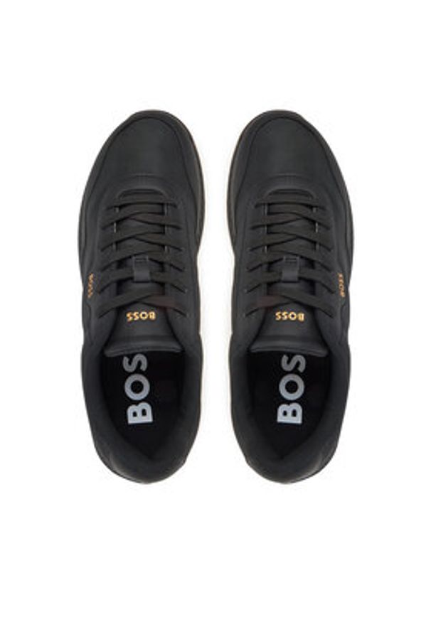 BOSS Sneakersy Titanium Runn 50536481 Czarny. Kolor: czarny. Materiał: materiał