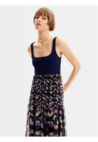 Desigual Sukienka letnia Vancouver 24SWVK58 Granatowy Regular Fit. Kolor: niebieski. Materiał: syntetyk. Sezon: lato