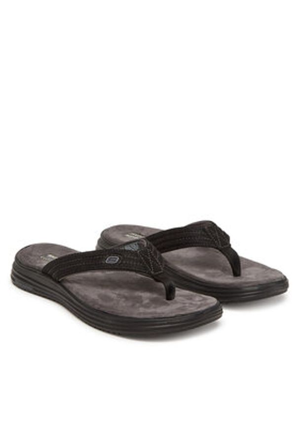 skechers - Skechers Japonki Proven Sd-Baylis 204577/BLK Czarny. Kolor: czarny. Materiał: materiał