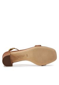 Lauren Ralph Lauren - LAUREN RALPH LAUREN Sandały 802927949002 Brązowy. Kolor: brązowy. Materiał: skóra #5