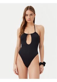 Calvin Klein Swimwear Strój kąpielowy KW0KW02725 Czarny. Kolor: czarny. Materiał: syntetyk