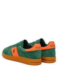 Polo Ralph Lauren Sneakersy 809P07172002 Zielony. Kolor: zielony. Materiał: skóra, zamsz #3