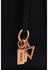 Guess - GUESS Czarna torebka damska Anadela. Kolor: czarny. Materiał: skórzane #6