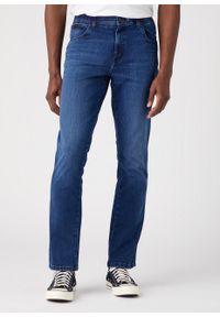 Wrangler - WRANGLER TEXAS SLIM MĘSKIE SPODNIE JEANSOWE APOLLO W12SMN396