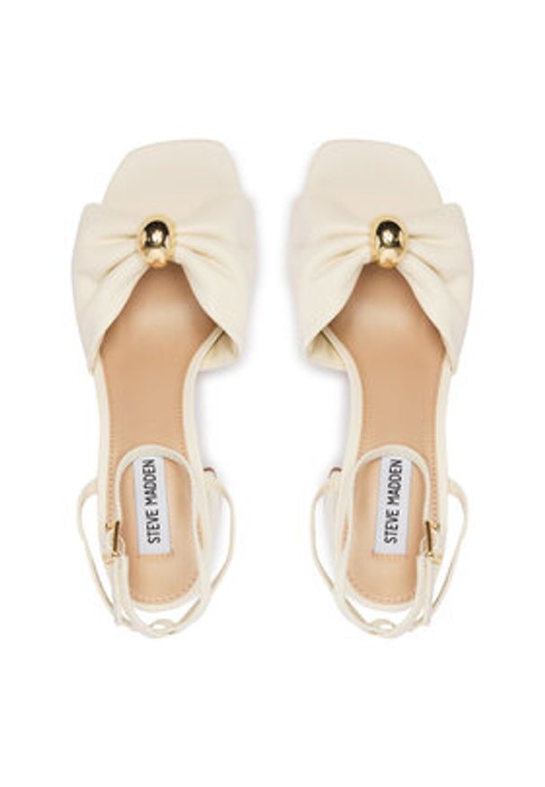 Steve Madden Sandały Meladi 11005242 Biały. Kolor: biały. Materiał: skóra