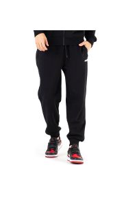 Spodnie Prosto Sweatpants Gonno KL232MPAN4011 - czarne. Kolor: czarny. Materiał: dresówka, poliester, materiał, bawełna