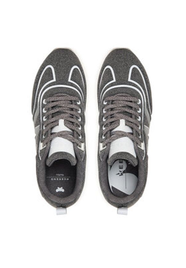 Weekend Max Mara Sneakersy 2525766034650 Szary. Kolor: szary. Materiał: skóra