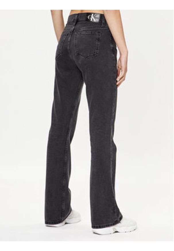 Calvin Klein Jeans Jeansy J20J221234 Czarny Straight Leg. Kolor: czarny