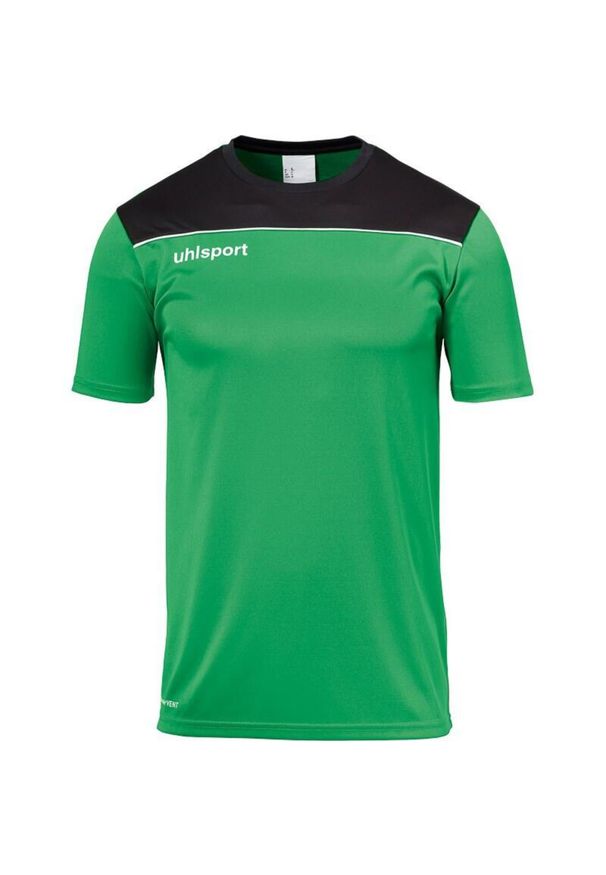 UHLSPORT - Koszulka Uhlsport Offense 23 Poly. Kolor: wielokolorowy, czarny, zielony. Materiał: jersey. Sport: piłka nożna, fitness