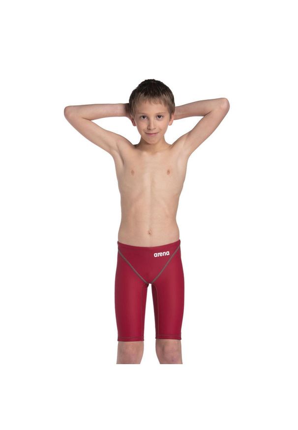 Strój Startowy Arena Powerskin St Next Jammer Junior. Kolor: czerwony. Materiał: tkanina
