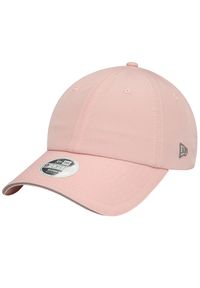 Czapka z daszkiem damska New Era 9FORTY Wmns Ponytail Open Back Cap. Kolor: różowy. Materiał: poliester