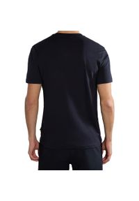 Koszulka męska Napapijri S-Aylmer. Kolor: czarny, wielokolorowy. Sport: turystyka piesza #2