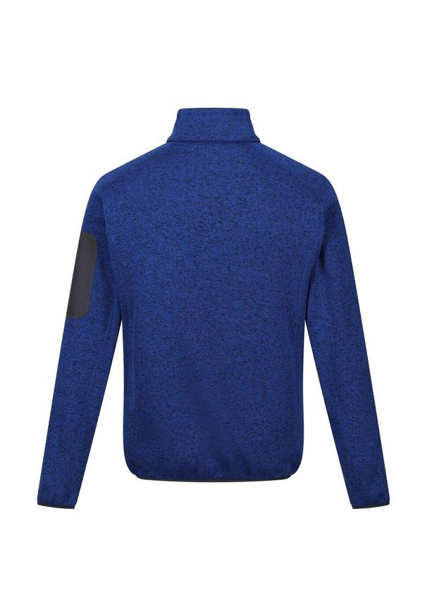 Regatta - Kurtka Polarowa Męska Newhill Pełen Suwak. Kolor: niebieski. Materiał: polar. Sezon: zima