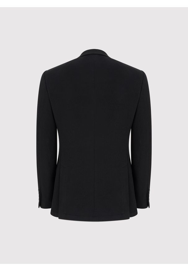 Pako Lorente - PAKO LORENTE - Czarna marynarka z dzianiny. Kolor: czarny. Materiał: dzianina. Sezon: jesień