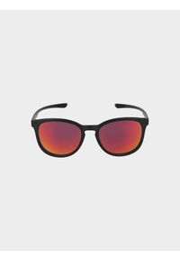 4f - Okulary przeciwsłoneczne z mutibarwną powłoką. Kolor: czerwony. Wzór: gradientowy #2