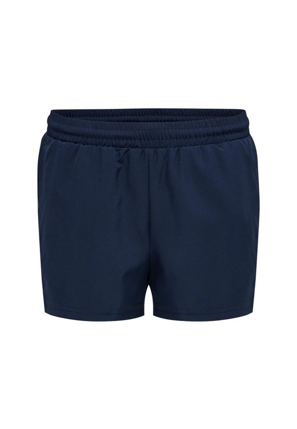 Szorty damskie Hummel Move Grid. Kolor: niebieski. Wzór: nadruk, jodełka. Sport: fitness