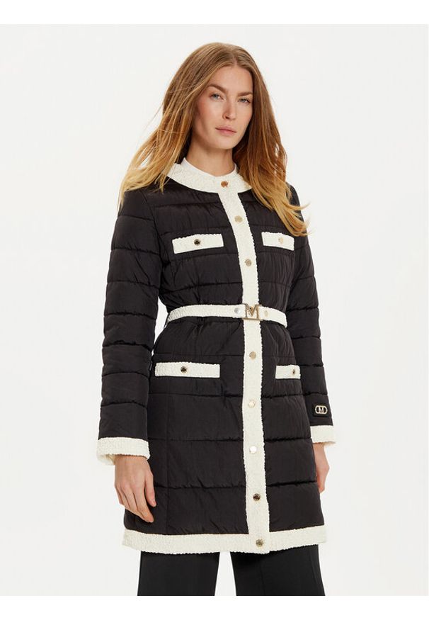 Marciano Guess Płaszcz zimowy Cecilia 4BGL47 7127A Czarny Regular Fit. Kolor: czarny. Materiał: syntetyk. Sezon: zima
