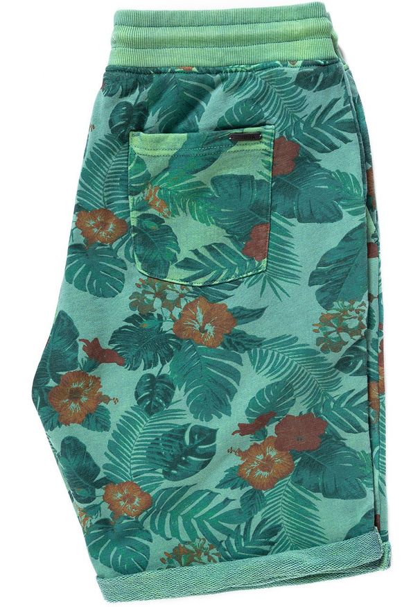 Mustang - SPODENKI MUSTANG Jim Sweat Shorts Summer Floral 1009733 11686. Materiał: dresówka