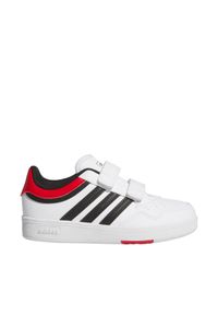 Adidas - Buty dla dzieci adidas Hoops 4.0 CF. Kolor: czerwony, biały, wielokolorowy, czarny. Sport: turystyka piesza