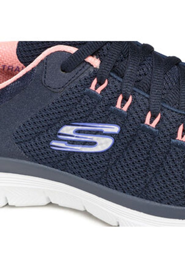 skechers - Skechers Sneakersy Elegant Ways 149580 Granatowy. Kolor: niebieski. Materiał: mesh, materiał