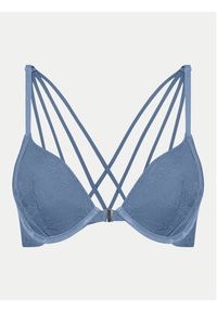 Hunkemöller Biustonosz z fiszbiną Molly 204620 Niebieski. Kolor: niebieski. Materiał: syntetyk #4
