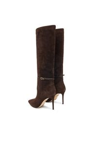 Marciano Guess Kozaki 5BGZ46 7419A Brązowy. Kolor: brązowy. Materiał: zamsz, skóra #4