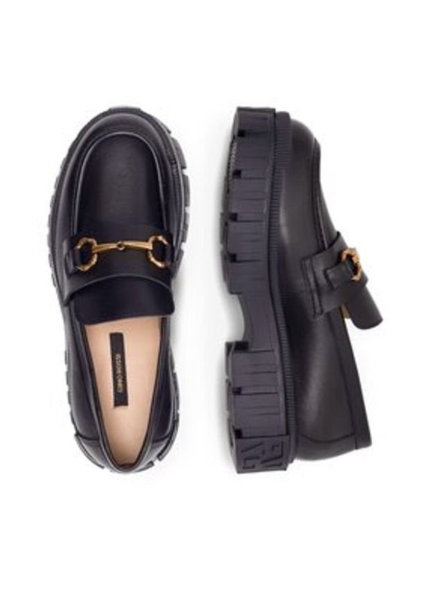 Gino Rossi Loafersy 4067 Czarny. Kolor: czarny. Materiał: skóra