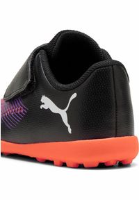 Puma - Dziecięce buty piłkarskie FUTURE 8 PLAY TT V PUMA Black White Glowing Red. Zapięcie: rzepy. Kolor: biały, czerwony, wielokolorowy, czarny. Materiał: syntetyk. Szerokość cholewki: normalna. Sport: piłka nożna