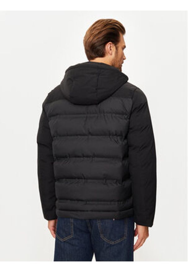 Karl Lagerfeld - KARL LAGERFELD Kurtka puchowa 505029 544596 Czarny Regular Fit. Typ kołnierza: dekolt w karo. Kolor: czarny. Materiał: syntetyk