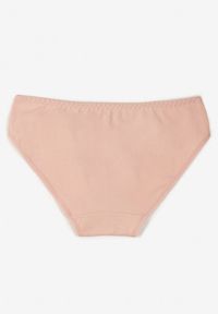 Born2be - Różowe Bawełniane Majtki Figi Zdobione Koronką Erpolia. Kolor: różowy. Materiał: bawełna, koronka. Wzór: aplikacja, koronka